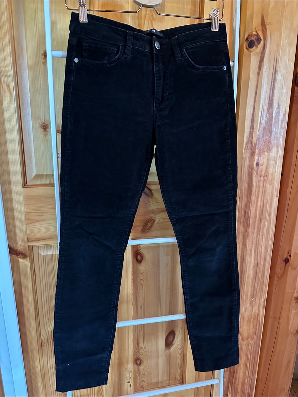 EUC JOES JEANS Size 27 Skinny Visionaire Black Corduroy Low-rise/Mid-rise